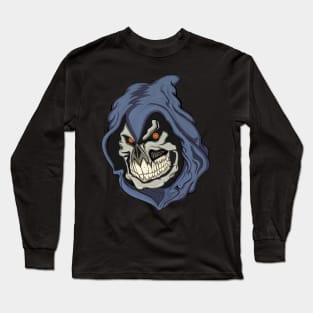 Skull Face Long Sleeve T-Shirt